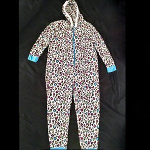 Microfleece Hooded Onesie Pajamas Sz. XXL